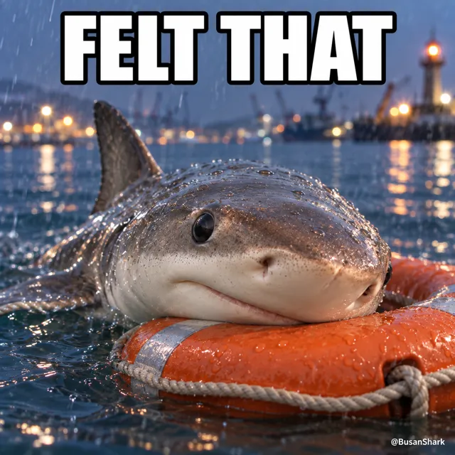 Felt that — Busan Shark reaction meme