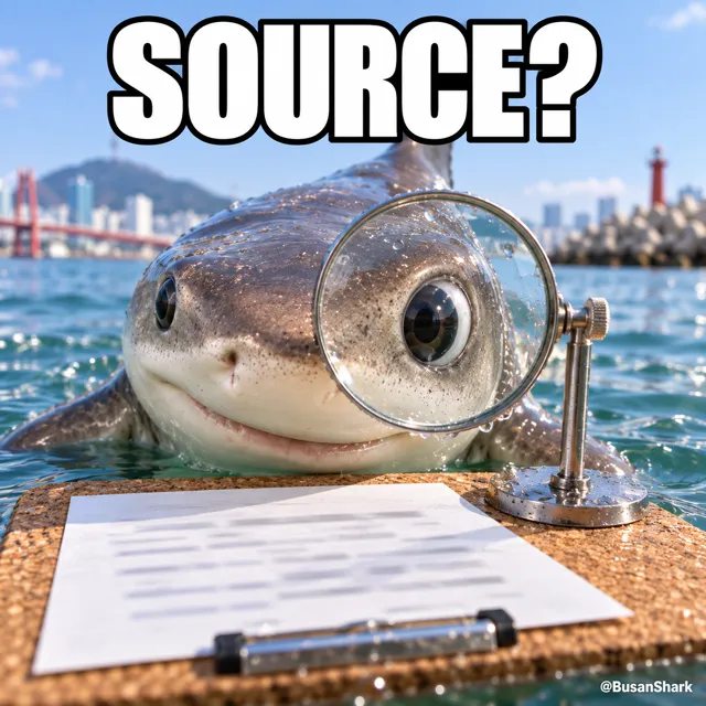 Source? — Busan Shark reaction meme