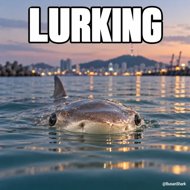 Lurking — Busan Shark reaction meme